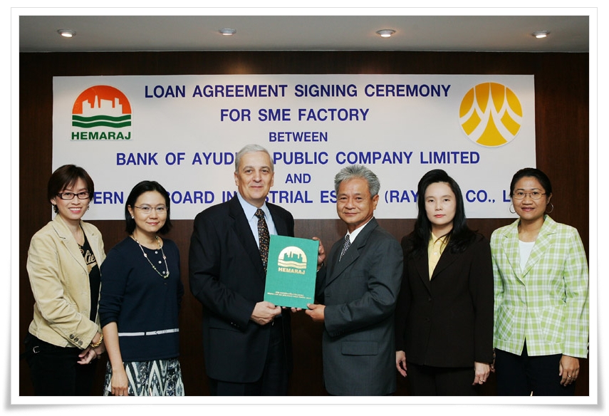 Loan Agreement for SME Factories at Eastern Seaboard Industrial Estate