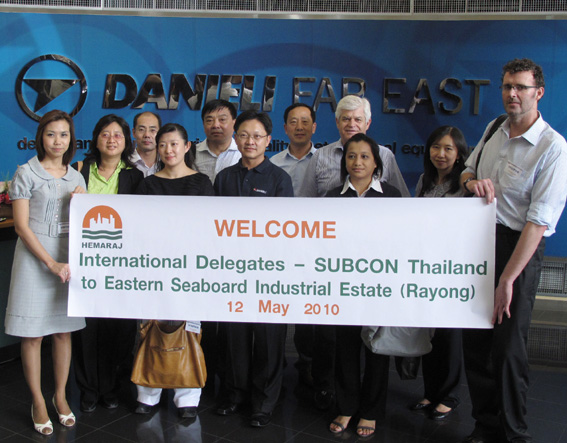 International Delegates from SUBCON Thailand 2010 Visits ESIE