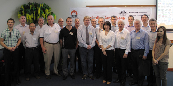 Hemaraj Welcomes Group from Australian Auto Week