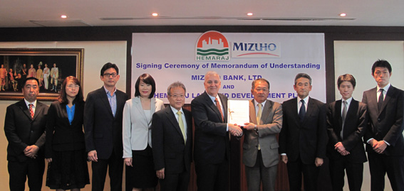 MoU between Hemaraj and Mizuho Bank To Strengthen Thai-Japanese Investment Ties