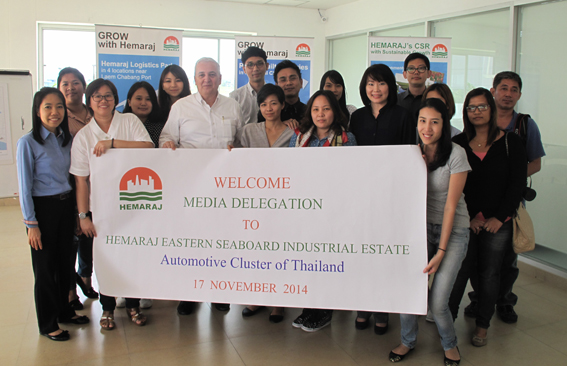 Press Delegation Pays Visit to Hemaraj’s Industrial Estates in Rayong and Chonburi