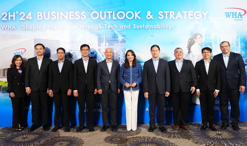 WHA Group Projects Strong Performance for 2H 2024, Targets Over 15 Billion Baht in Revenue and Profit Share with EBITDA Margin Exceeding 50%, Aiming for All-Time High Transitioning into Tech-Driven Organization for Sustainability Across All Business Aspects