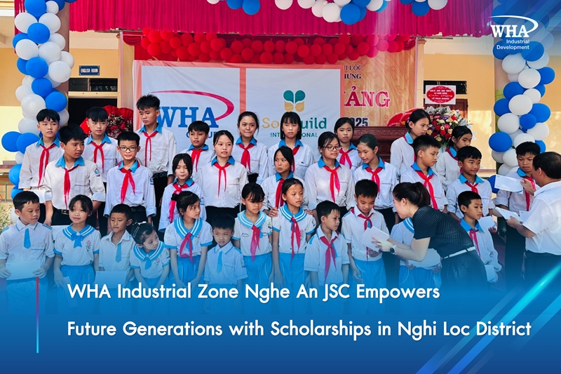 WHA Industrial Zone Nghe An JSC Empowers Future Generations with Scholarships in Nghi Loc District