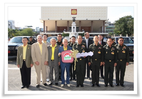 Hemaraj Presents Armored Trucks to the Royal Thai Army