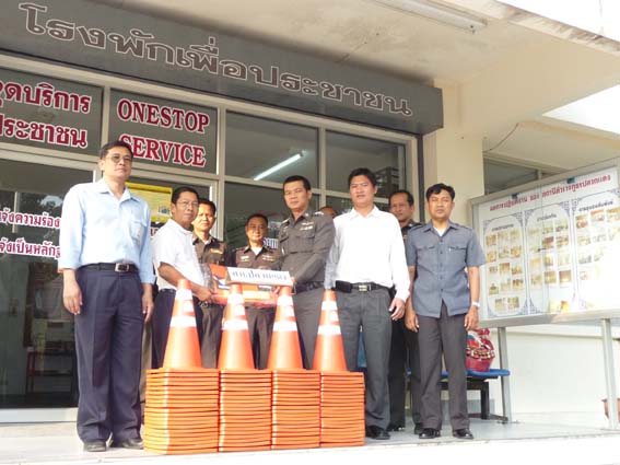 Hemaraj Donates Equipment for Pluag Daeng Police Station in Rayong