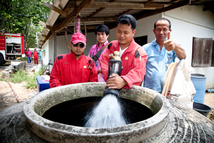 Hemaraj Supported Water Relief in Pluakdaeng, Rayong