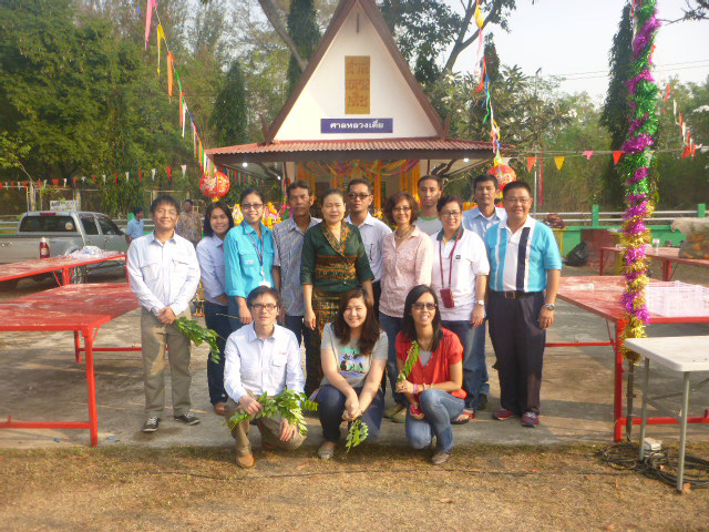 Hemaraj EIE and Local Communities Carry on Bamboo Sticky Rice Ceremony at Luang Tia Shrine 