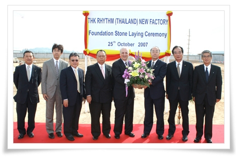 THK Rhythm’s Stone Laying Ceremony at Hemaraj’s Industrial Estate