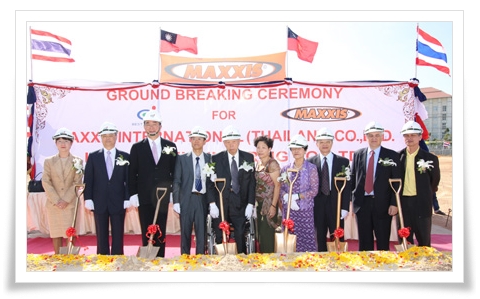 Ground Breaking for new Maxxis’ Plant at Eastern Seaboard Industrial Estate (Rayong)