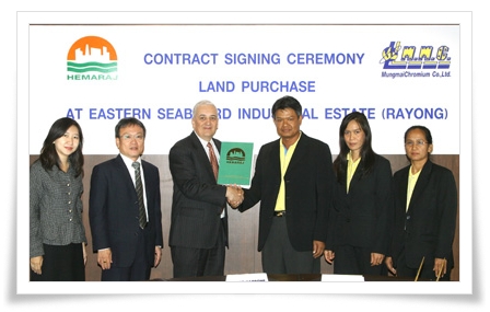 Muangmaichromium Purchases Land at Hemaraj’s Eastern Seaboard Industrial Estate (Rayong)