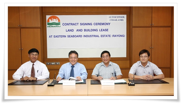 Autoconsol Chooses Hemaraj’s Industrial Estate for Production Base