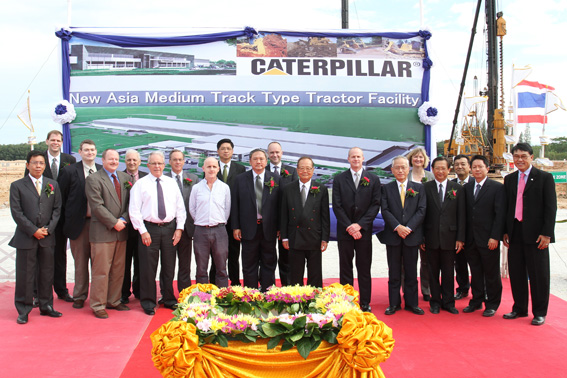 Foundation Stone Laying for Caterpillar Facility in Hemaraj RIL