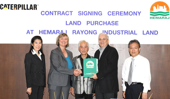 Caterpillar Purchases 140 Rai of Land at Hemaraj RIL