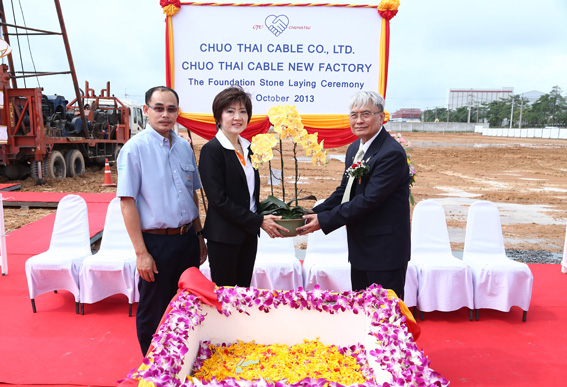 Chuo Thai Cable Co., Ltd. Lays Foundation Stone in Hemaraj RIL