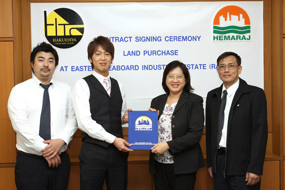 Hakueisya Purchases land in ESIE | WHA Industrial Development