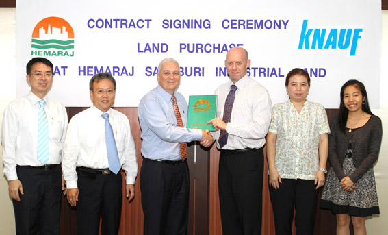 Knauf Gypsum (Thailand) Purchases Land at Hemaraj SIL