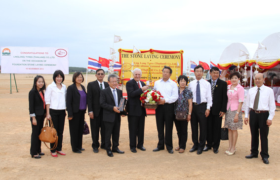 Foundation Stone Laying of LingLong Tyres Factory in Hemaraj ESIE