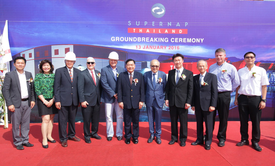 Groundbreaking Ceremony for Supernap (Thailand) in Hemaraj Chonburi Industrial Estate 2