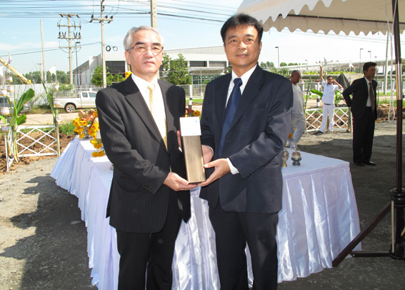 Foundation Stone Laying of Shibakawa Factory in Hemaraj SIL (Saraburi)