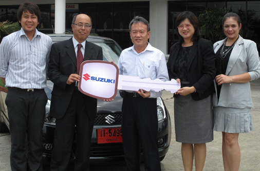 Suzuki Sponsors Swift Car For Hemaraj’s “Annual School Contribution 2010” Project