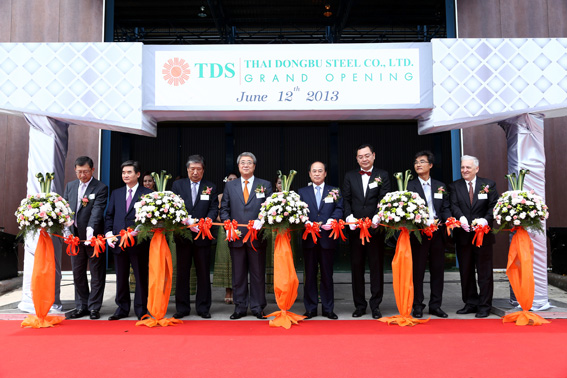 Thai Dongbu Steel Inaugurates Its First Overseas Plant at Hemaraj’s Industrial Estate