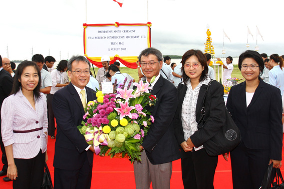 Foundation Stone Laying of Thai Kobelco’s 2nd Plant at Hemaraj Eastern Seaboard Industrial Estate 